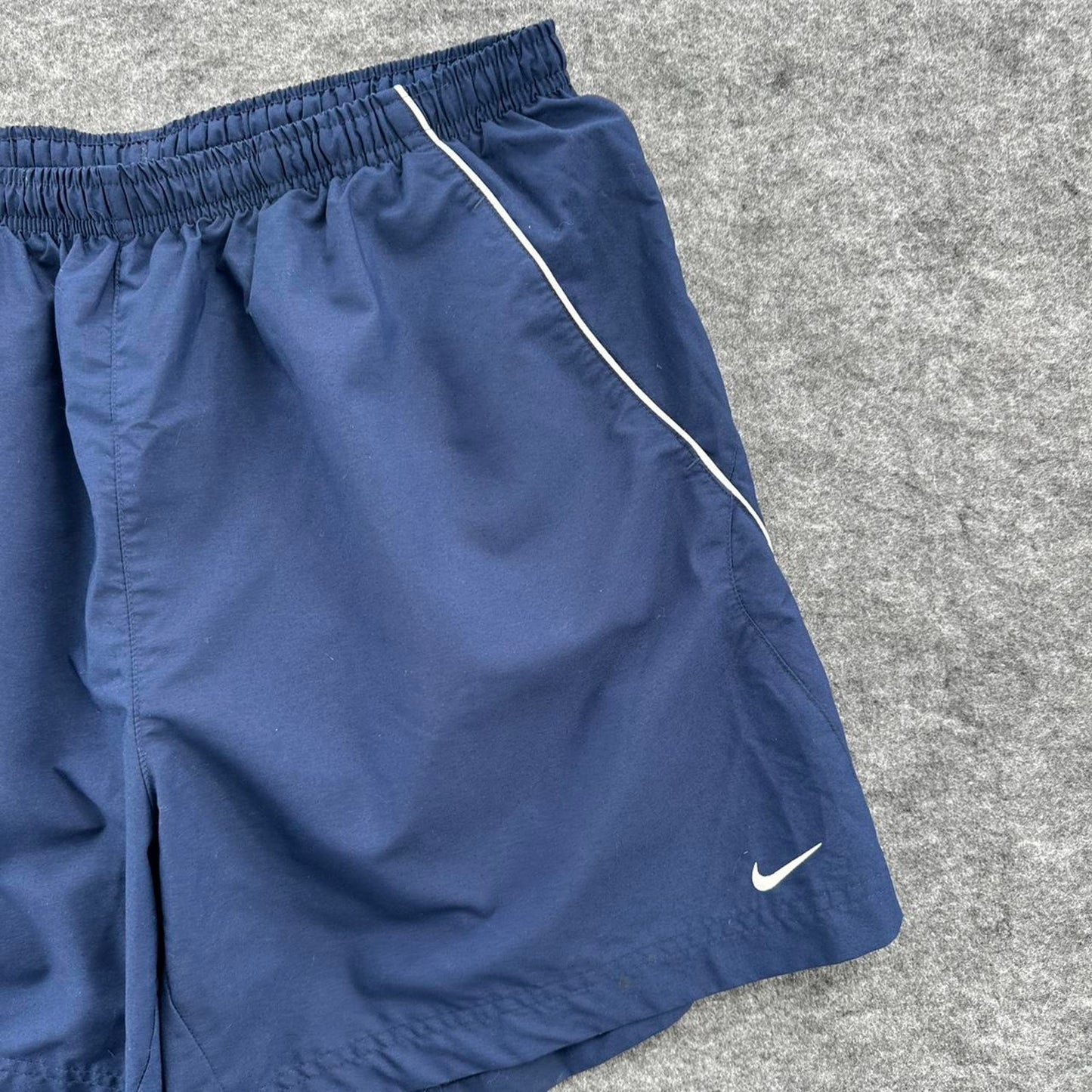 Nike navy blue running shorts