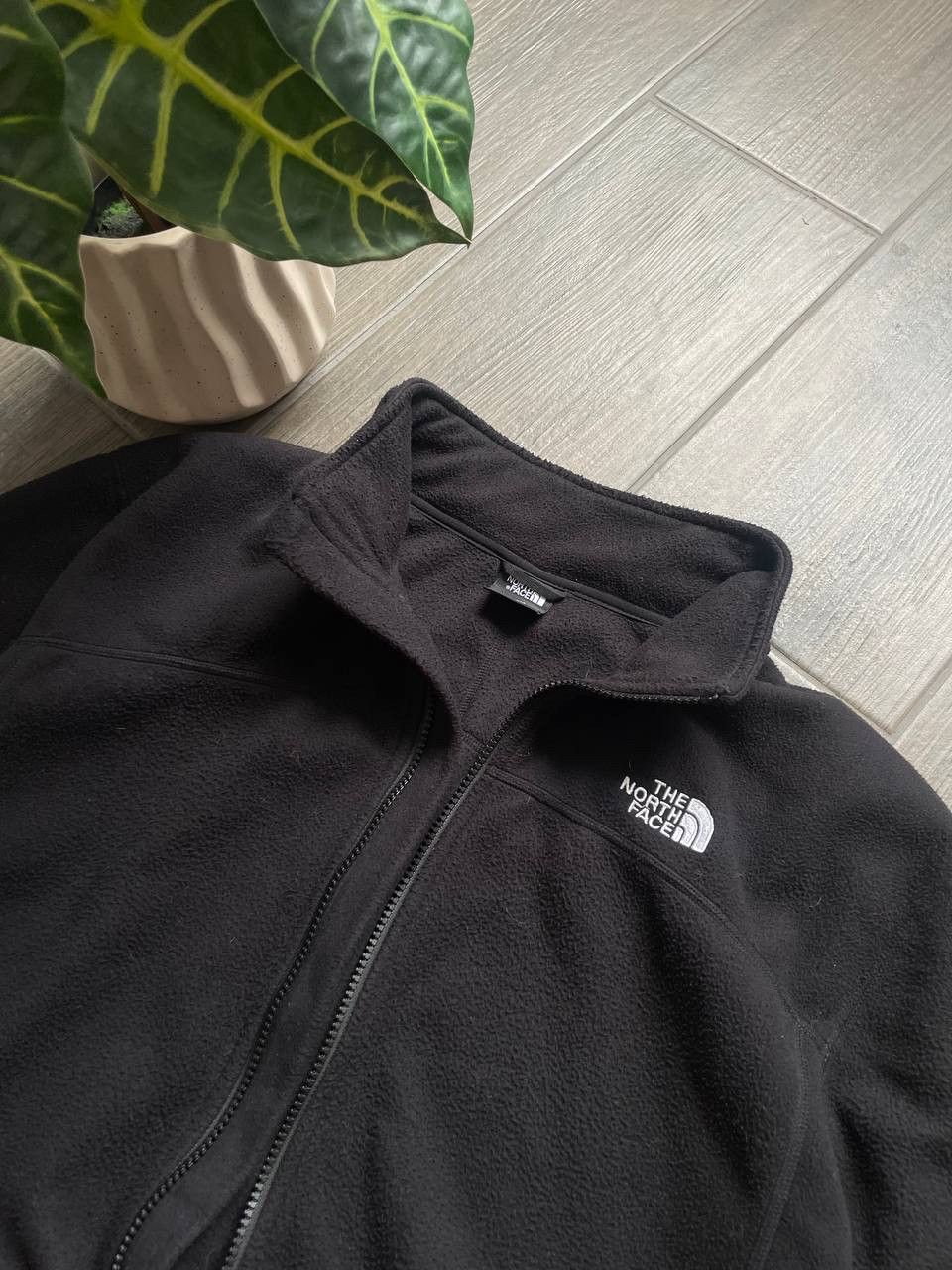 The North Face black fleece baggy gorpcore jumper