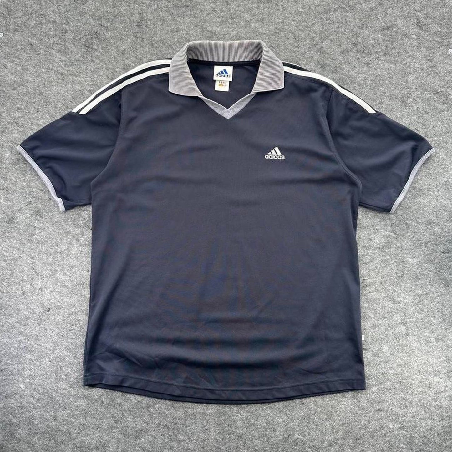 Adidas navy blue polo shirt