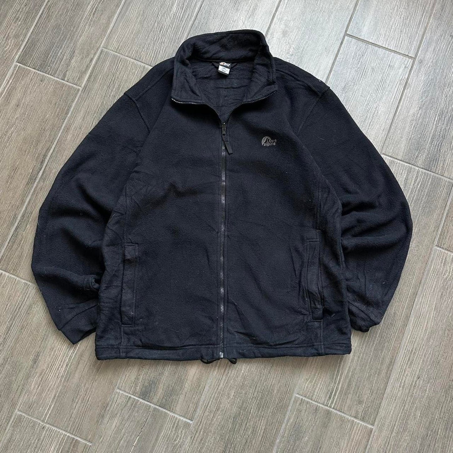 Lowe Alpine y2k black fleece jumper