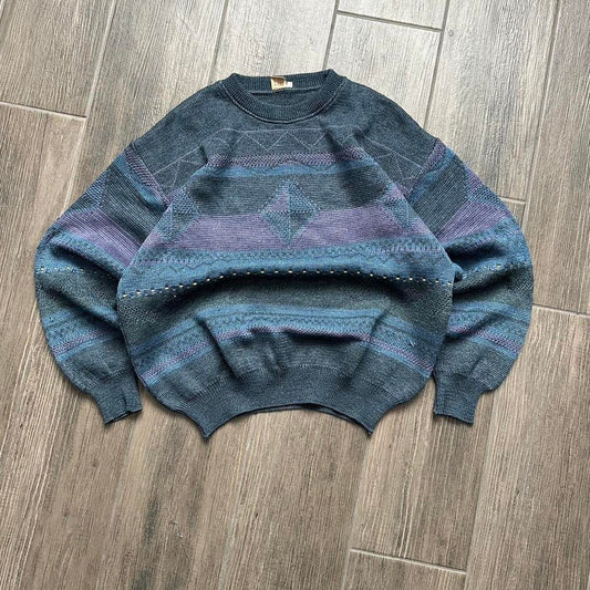 Y2k Japanese style made in Switzerland knitted M jumper