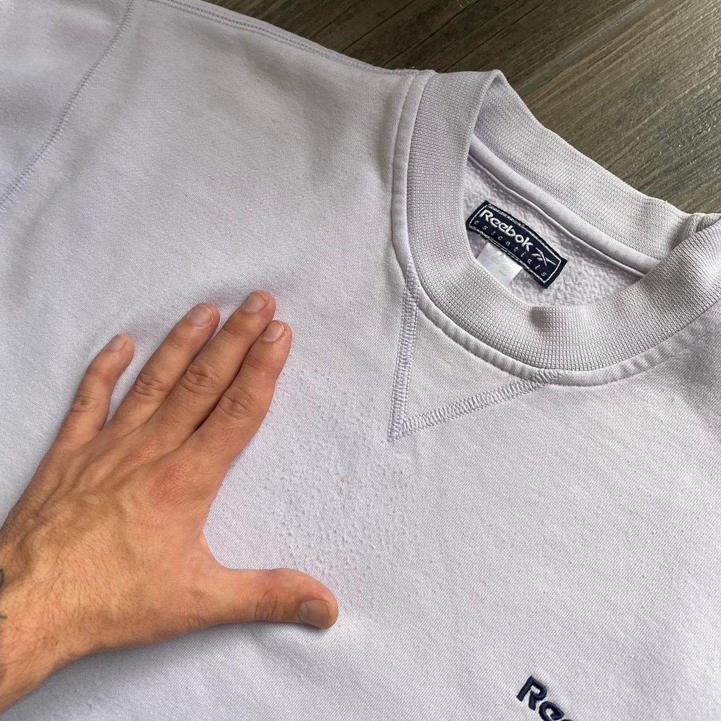 Reebok baggy pink streetwear S sweatshirt