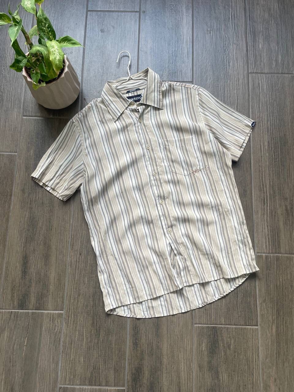 Billabong stripped vintage baggy surf summer shirt