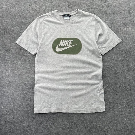 Nike grey tee with green