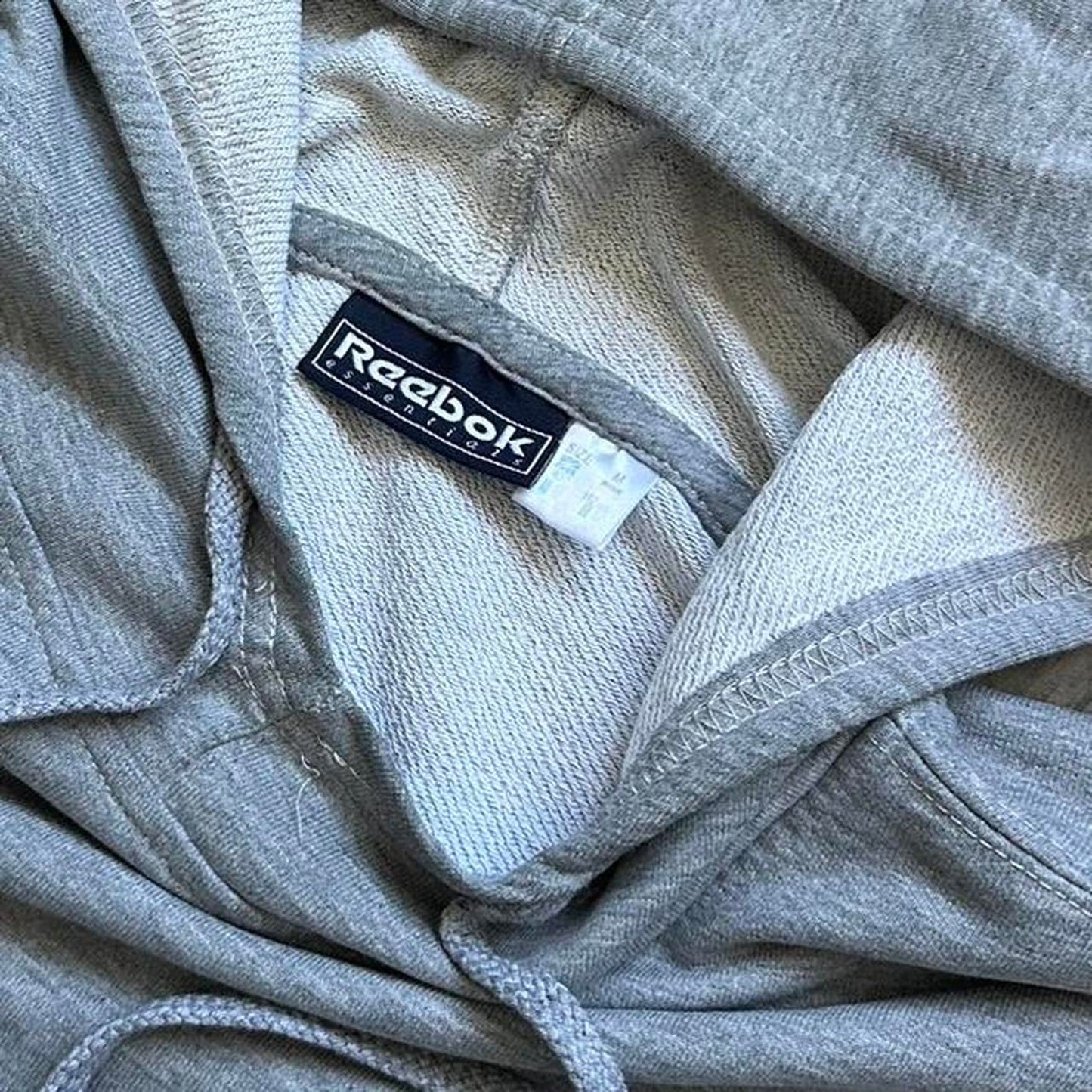 Reebok grey hoodie with embroidered logo