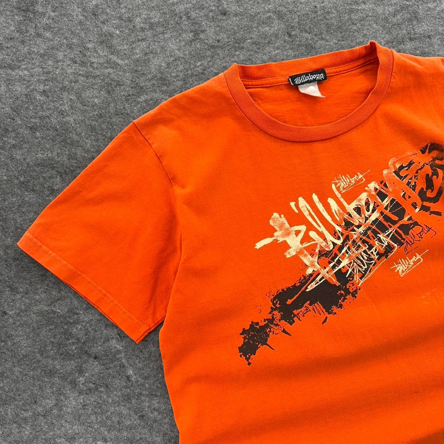 Billabong orange graphic tee