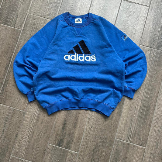 Adidas vintage big logo baggy