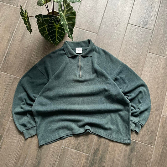 Y2K Oneill green baggy surf jumper XL