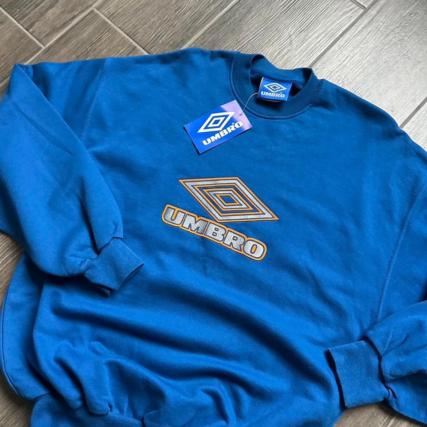 Umbro blue oversized y2k sport S-M sweatshirt