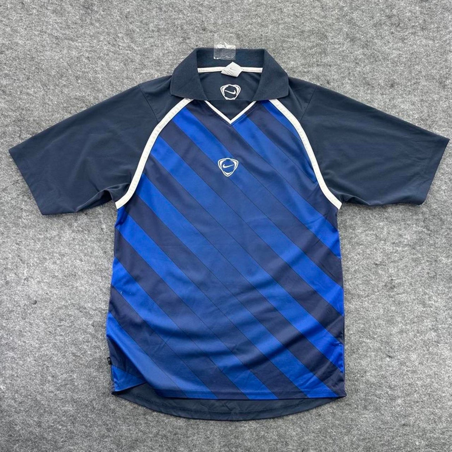 Nike blue and navy striped