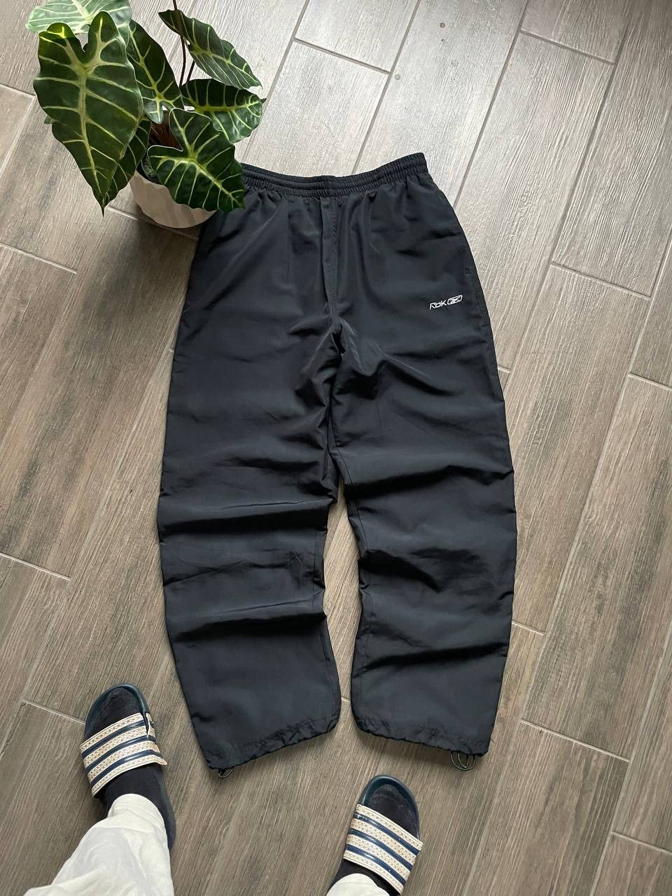 Reebok y2k baggy fit vintage black sweatpants