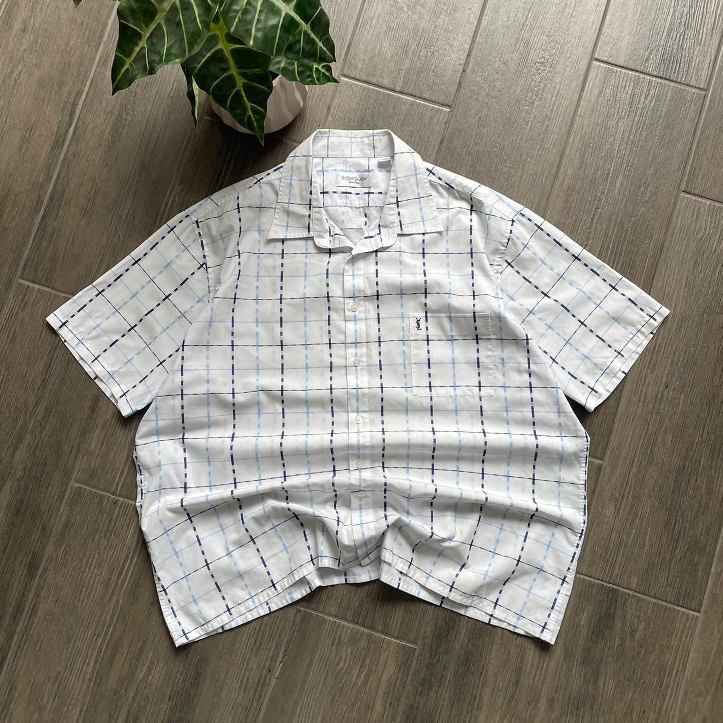 Yves Saint Lauren luxury y2k baggy streetwear M shirt