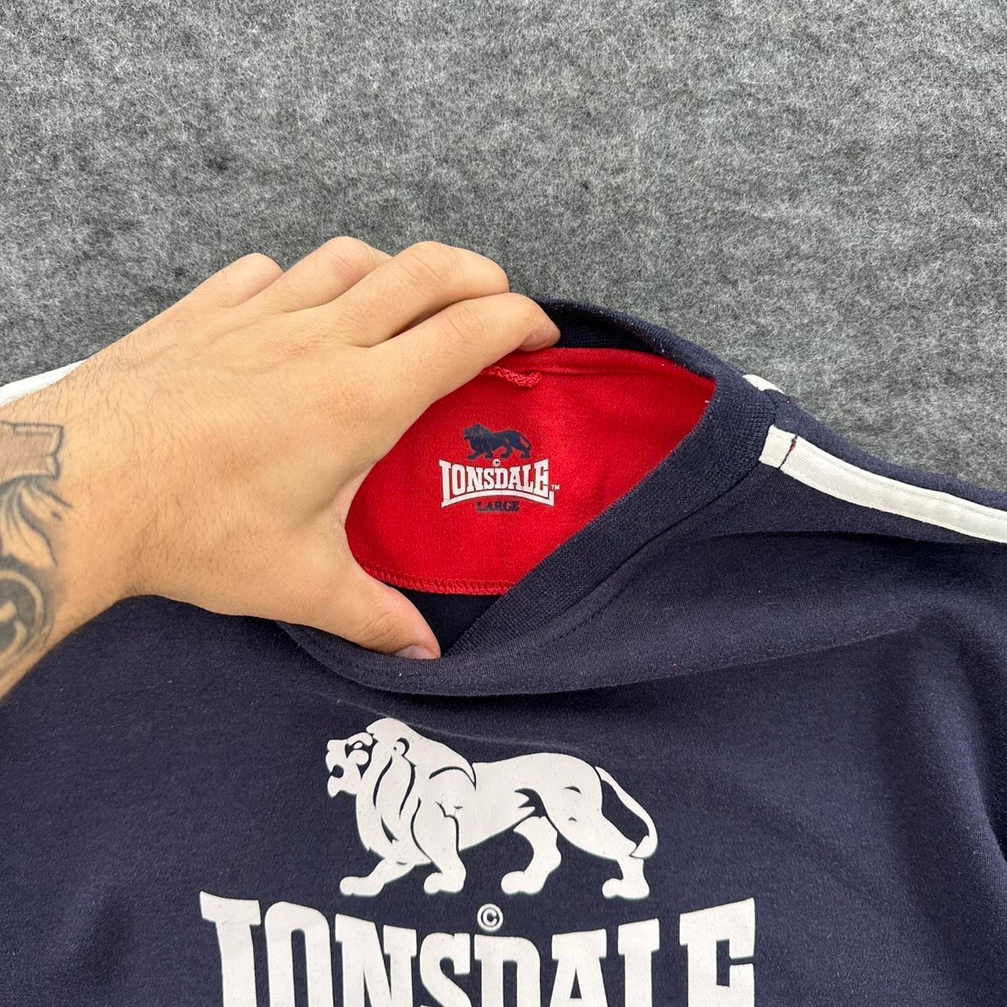 Lonsdale london navy blue t shirt