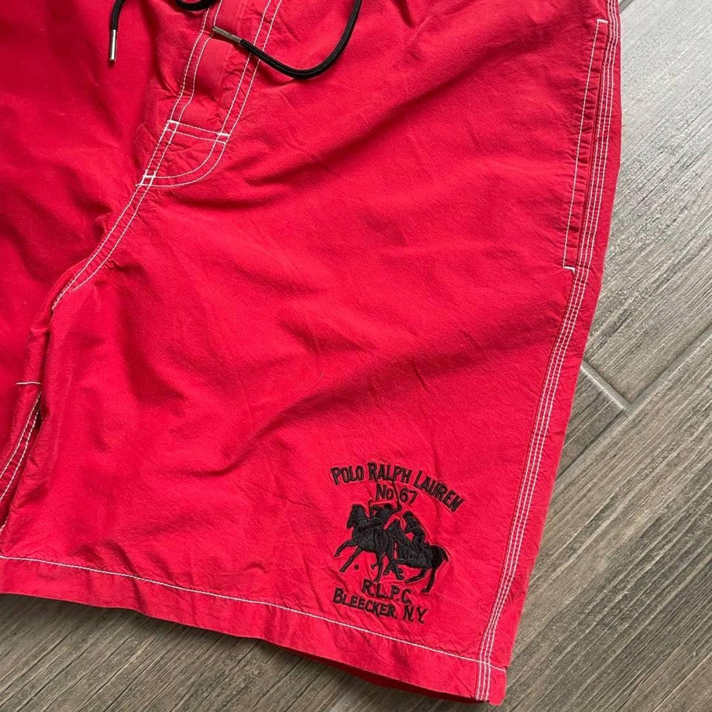 Polo ralph lauren red y2k swim 🏊 shorts