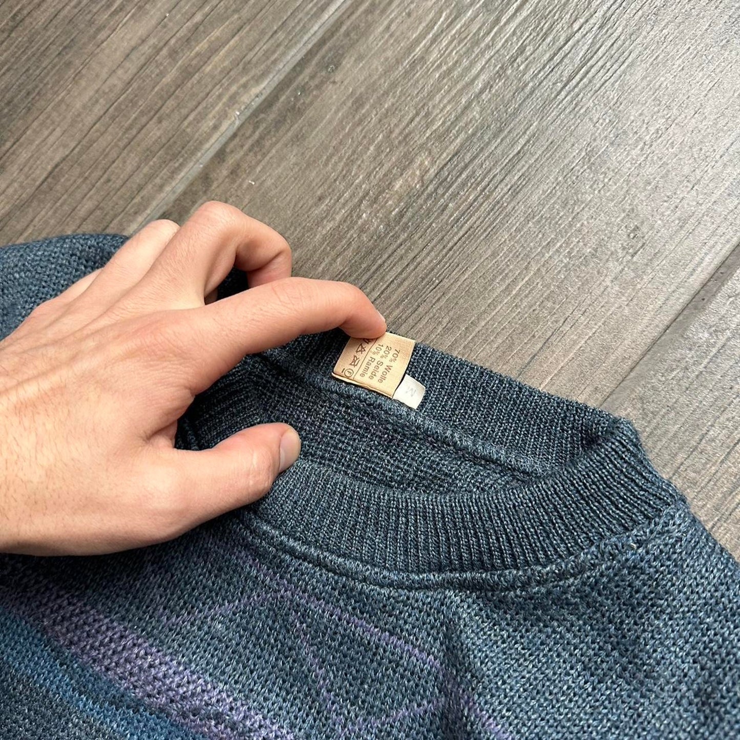 Y2k Japanese style made in Switzerland knitted M jumper