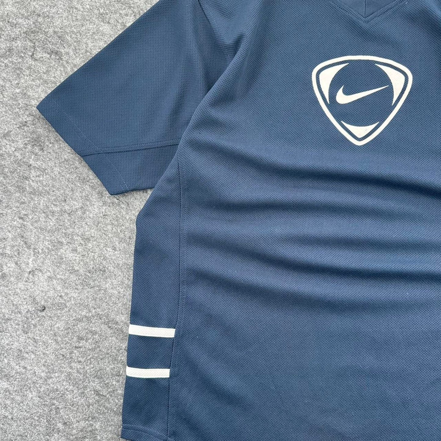 Nike navy blue dri fit jersey