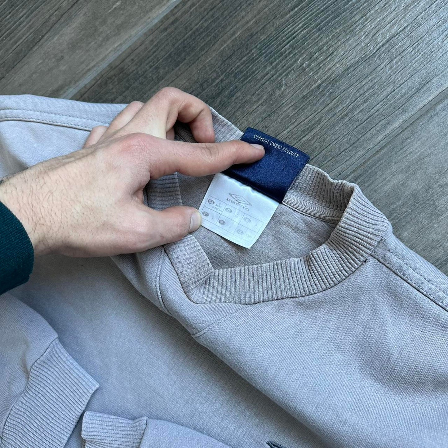 Umbro gray y2k baggy vintage sweatshirt