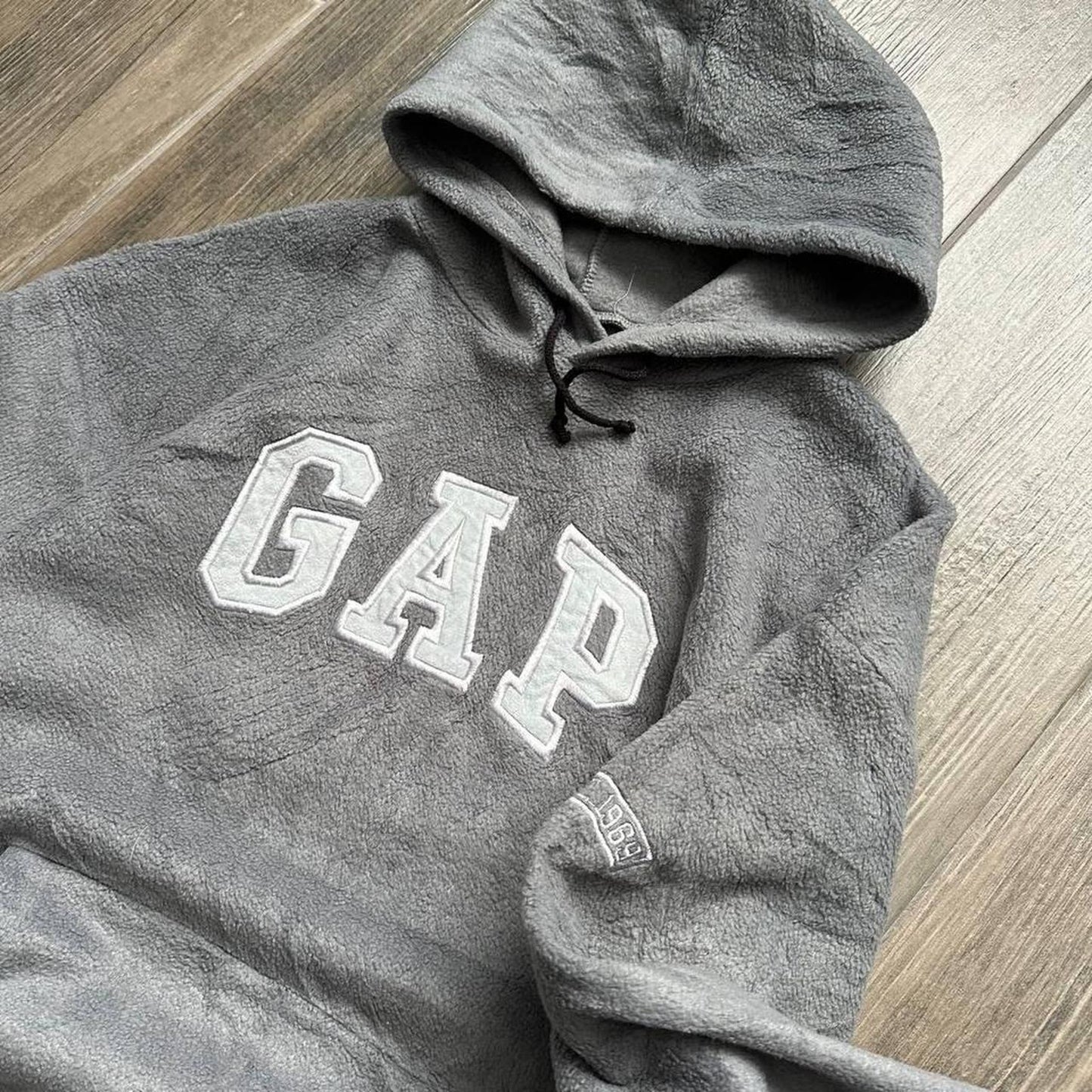 Gap fleece y2k travis style baggy hoodie