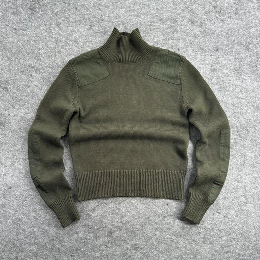 Zara Olive Green Turtleneck Sweater