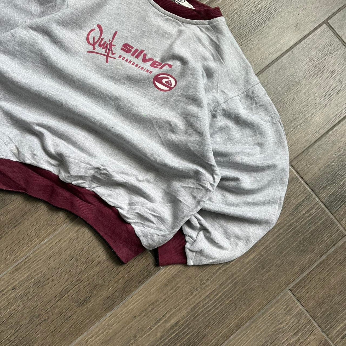 Quiksilver grey vintage sweatshirt