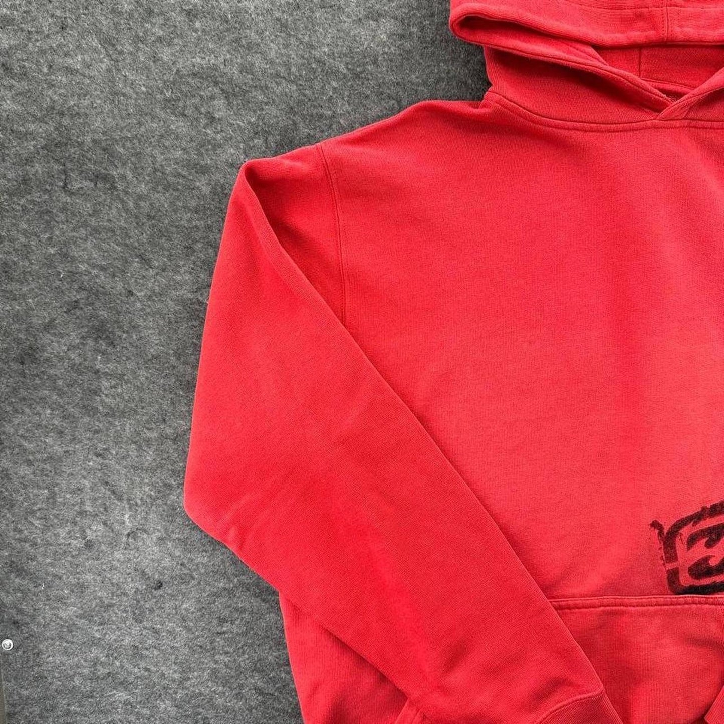 Billabong red hoodie with black