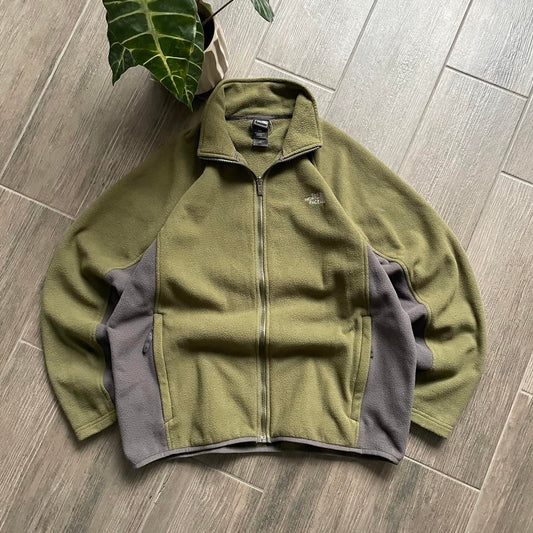 The North Face fleece zip winter y2k baggy jumper