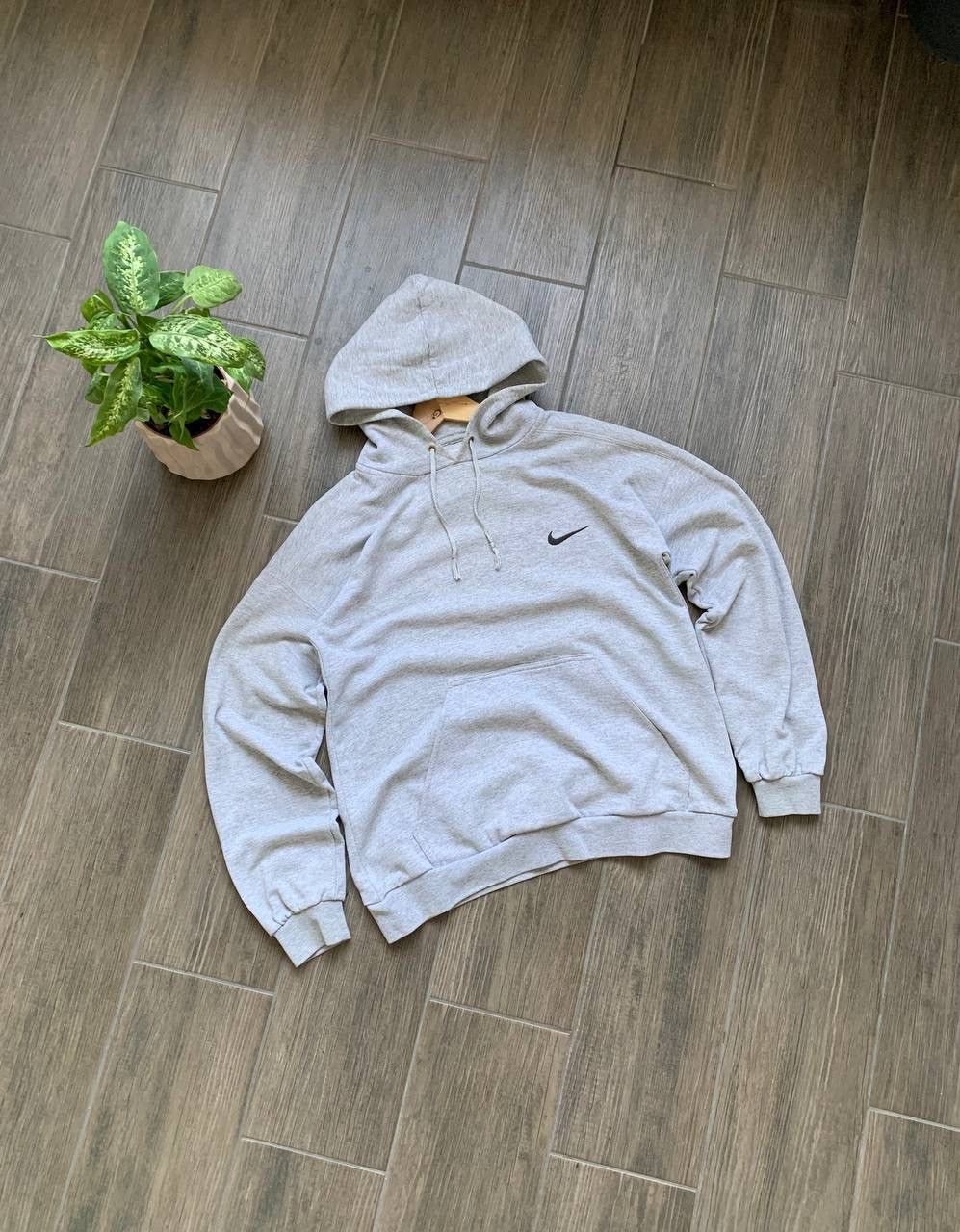 Nike grey 90s vintage hoodie