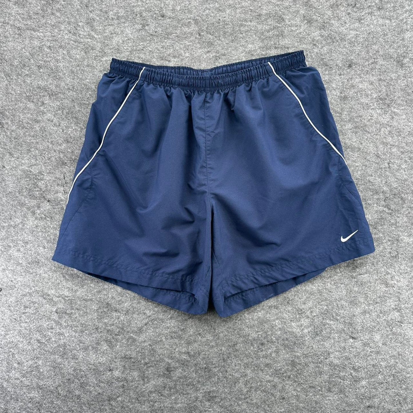 Nike navy blue running shorts