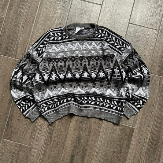 Y2k vintage grandpacore L sweater