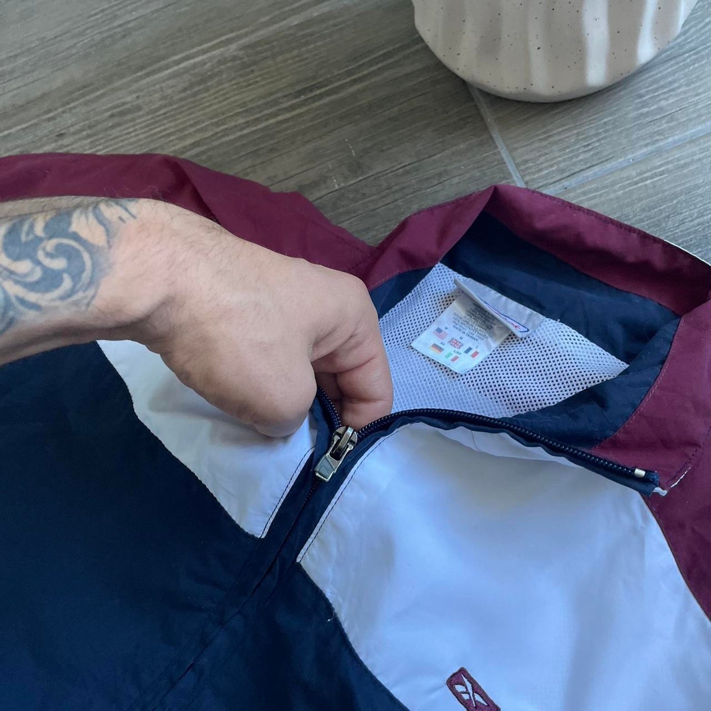 Reebok y2k baggy nylon jacket