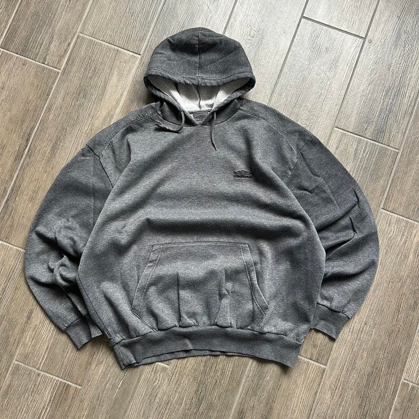Umbro grey y2k vintage streetwear XL hoodie