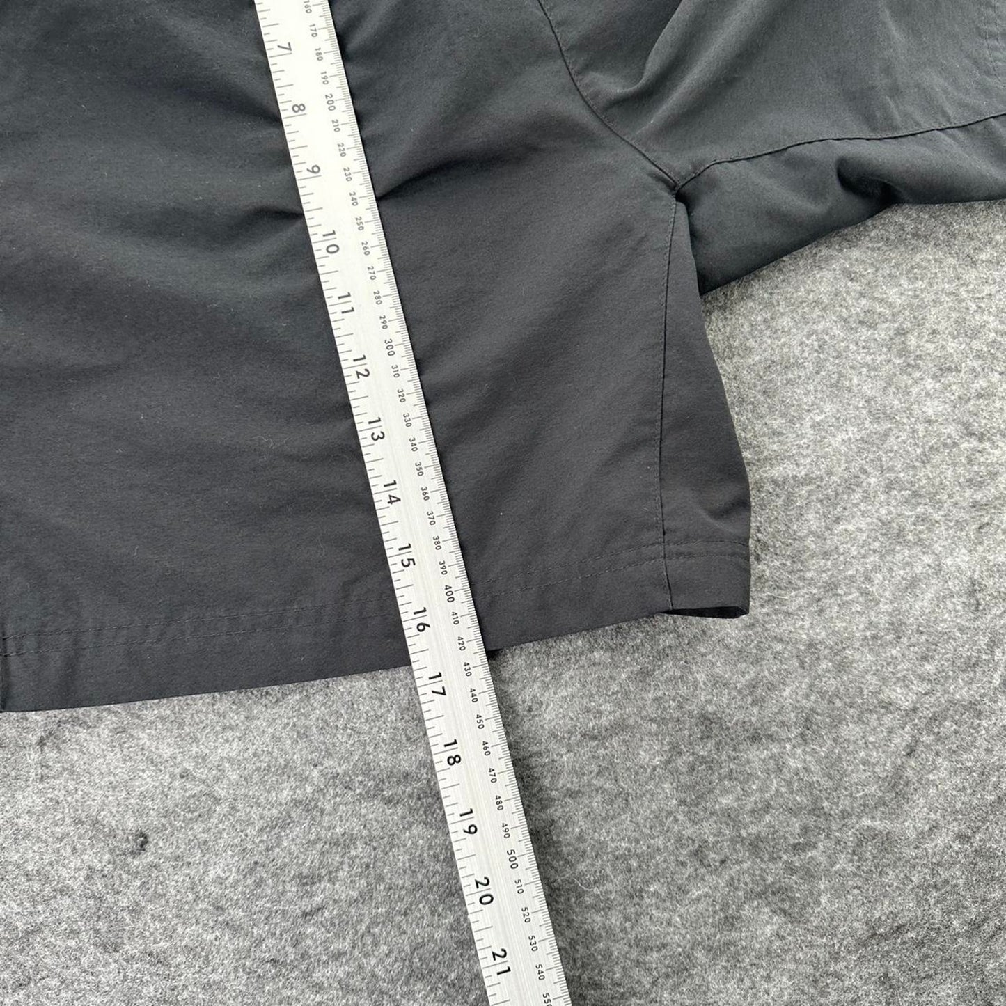 Nike black shorts with white