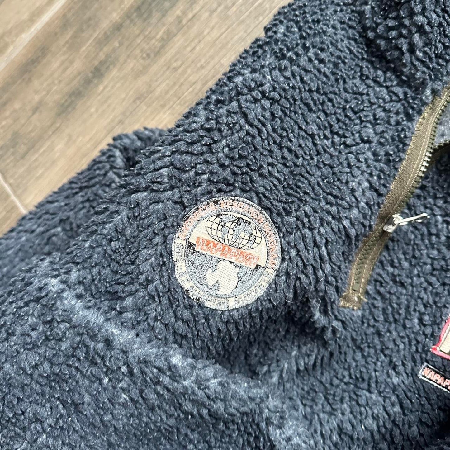 Napapijri teddy winter fleece y2k baggy jumper