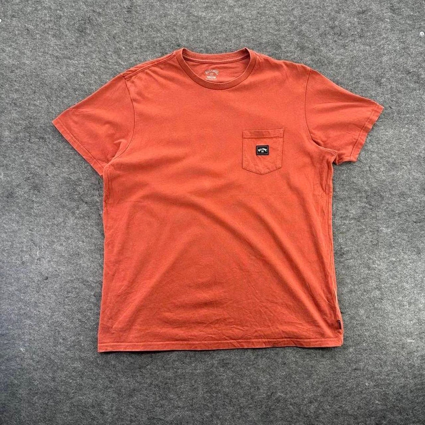 Billabong orange pocket tee