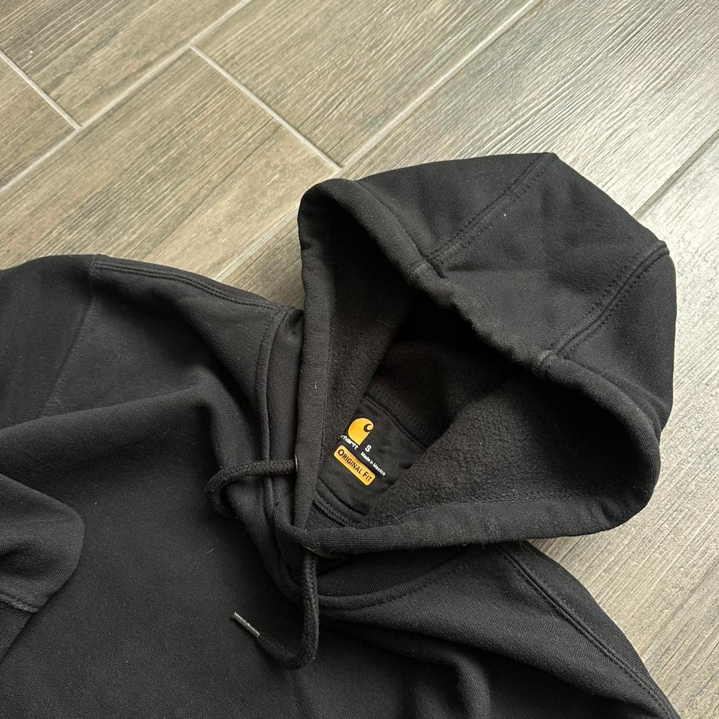 Carhartt skater black baggy hoodie