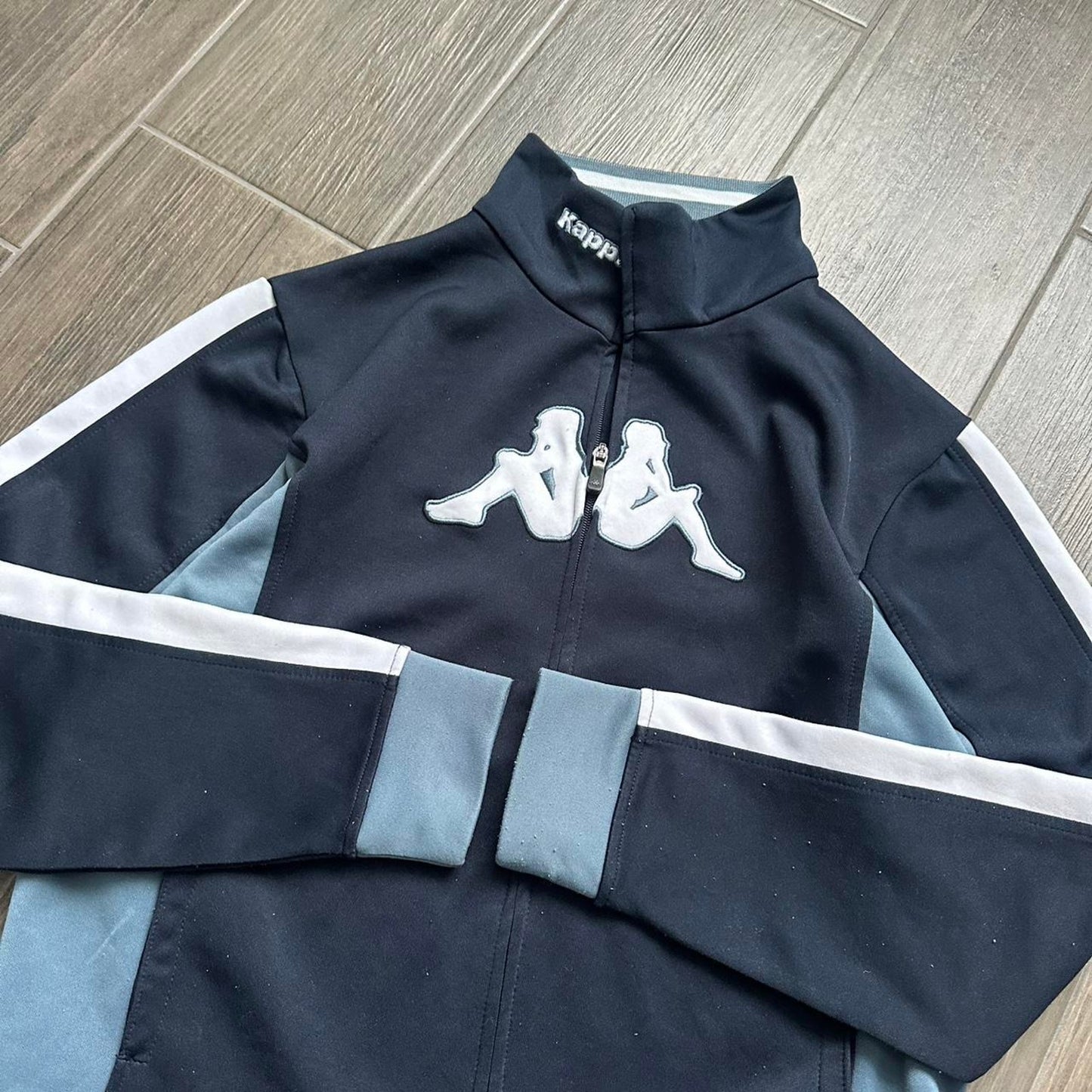 Kappa blue zip up track top jacket