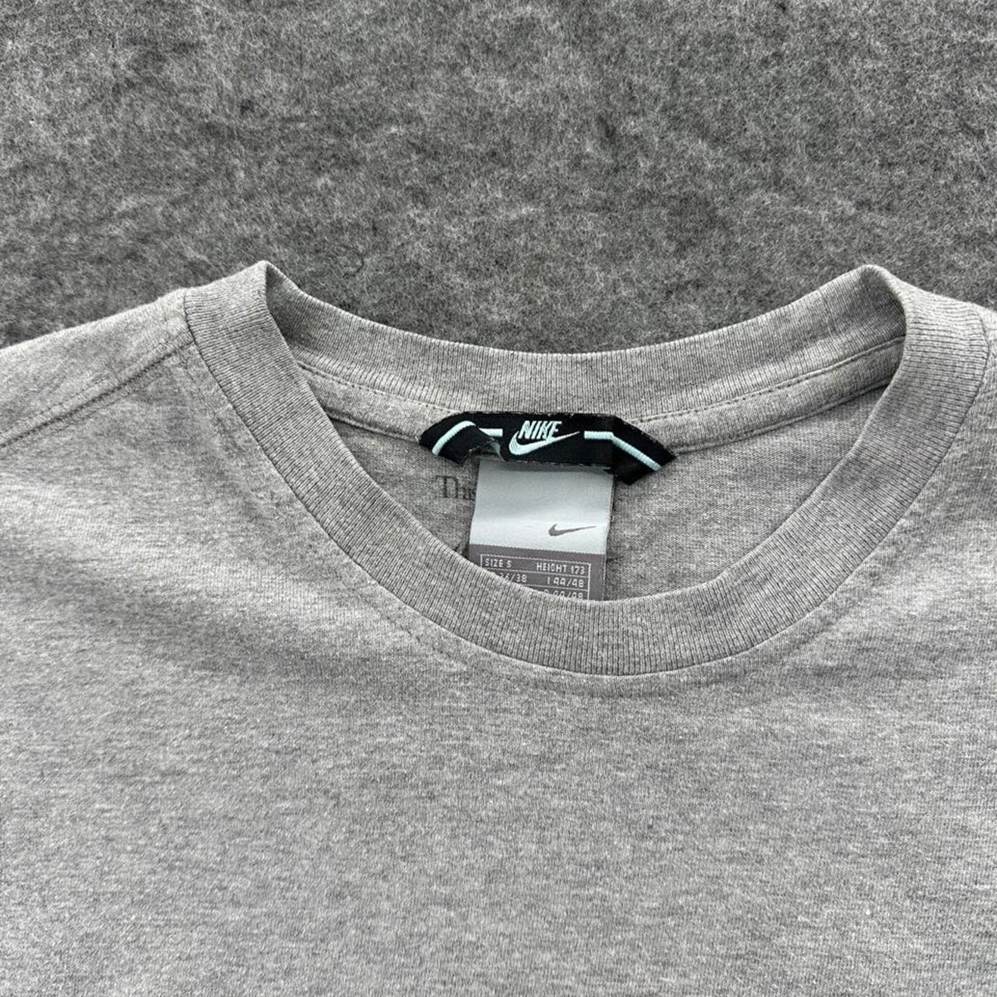 Nike grey tee with green