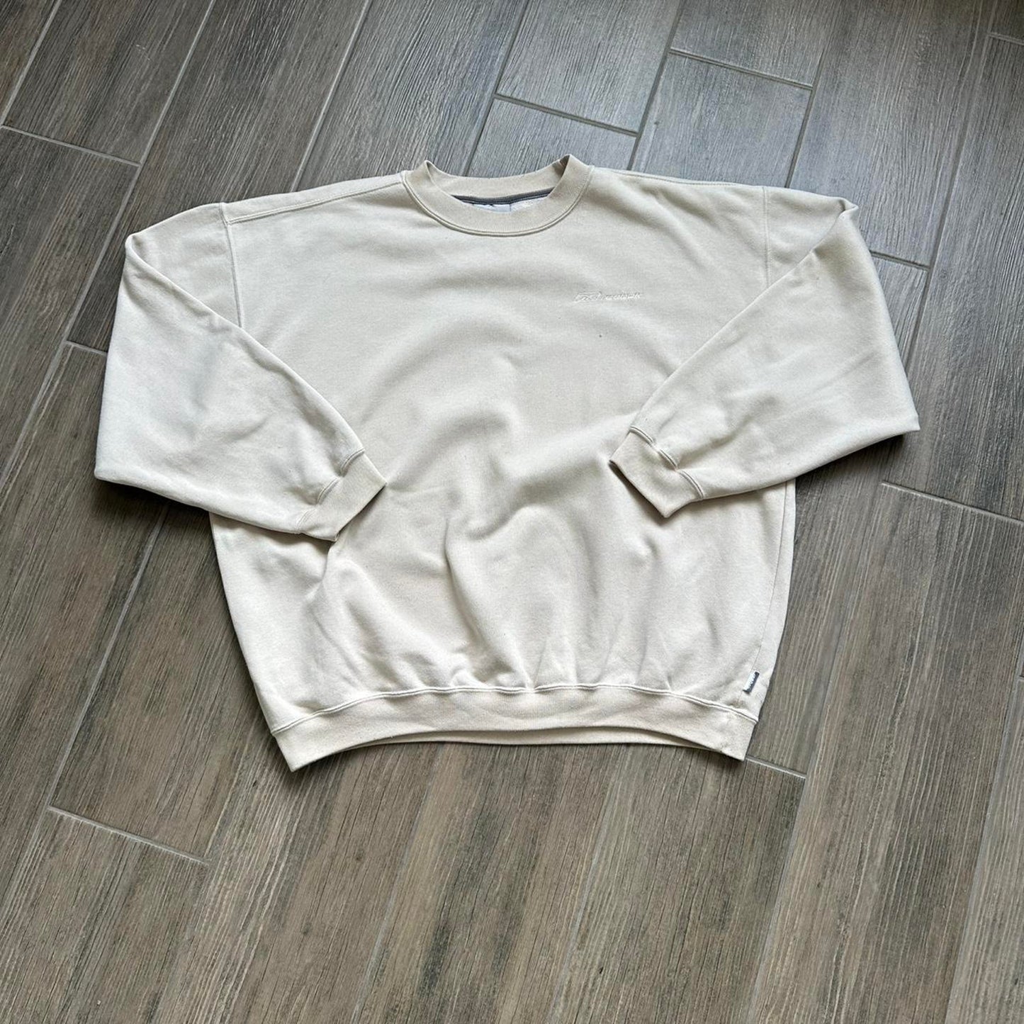Reebok cream crewneck sweatshirt