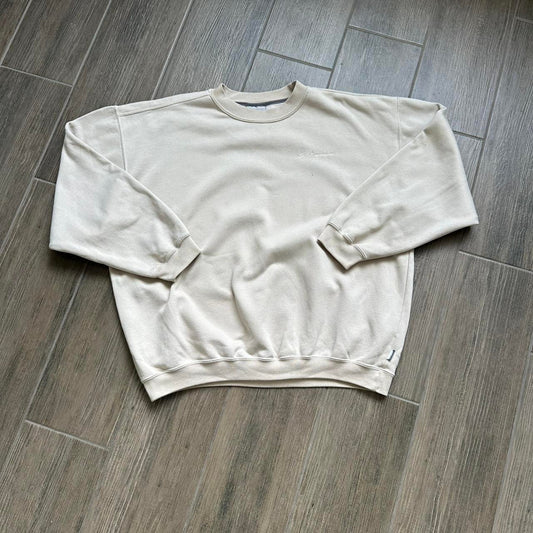 Reebok cream crewneck sweatshirt